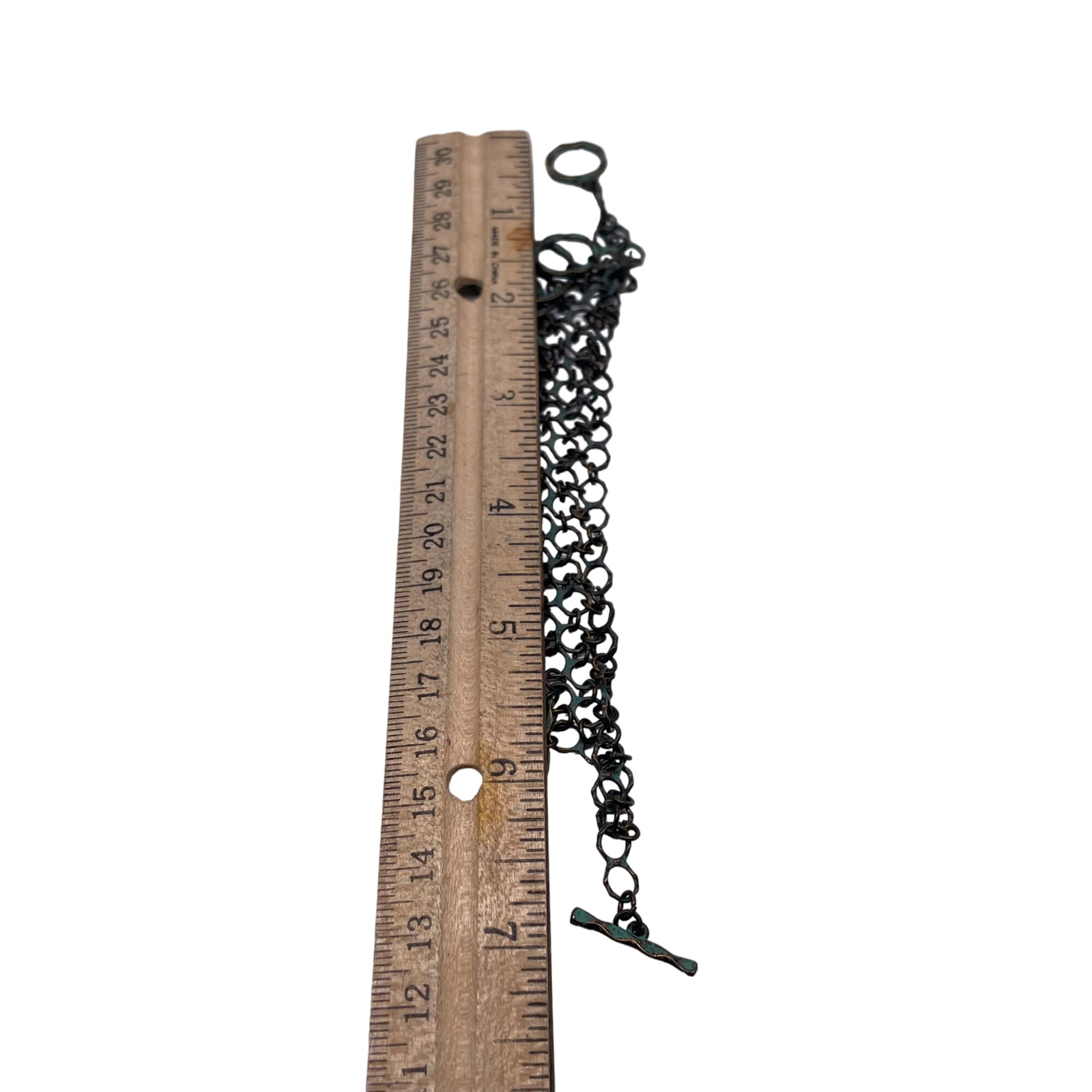 Circle Chain Linked Statement Bangle Bracelet Bra… - image 7