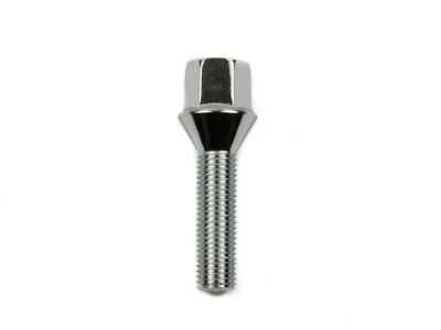 20 PC BMW Mini Black M12x1.5 Conical Seat Wheel Lug Bolts