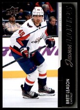 2021-22 UPPER DECK EXTENDED JEUNES LOUPS BRETT LEASON ROOKIE WASHINGTON CAPITALS