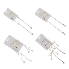 1Pair Pearls Bow Hair Clip Stylish Bowknot Barrette Stylish Hairpins Decoration