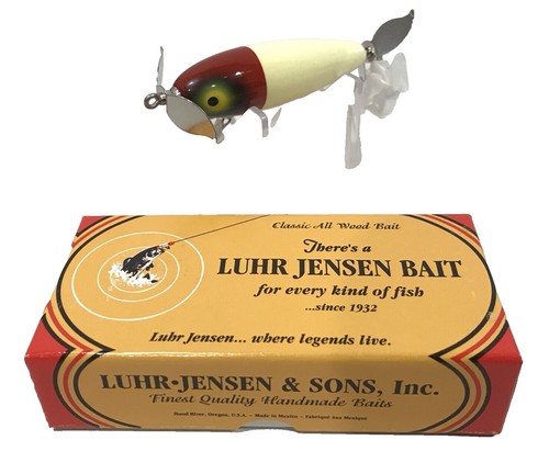 Leurre Vintage LUHR JENSEN J-PLUG #5 – Vert Argenté – NEUF – Pêche Salmonidés