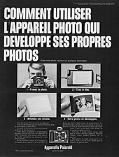 1969 Polaroid instant photo camera french language vintage photo Print Ad adL41