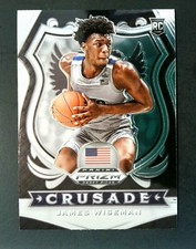 #82 James Wiseman RC 2020-21 Panini Prizm Draft Picks Crusade Golden State