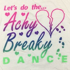 Vtg 90s Achy Breaky Heart Dance T-Shirt Billy Ray Country Single Stitch US Tee M