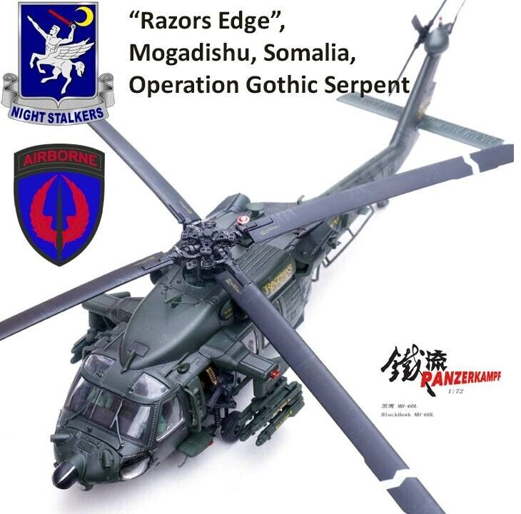 Panzerkampf 1:72 14056PD MH-60L Black Hawk US Army, Razors