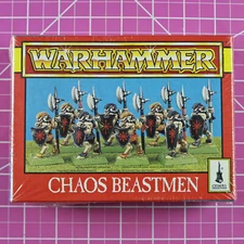 CLASSIC Warhammer Chaos Beastmen NIB Plastic - OOP - Citadel Beastman Halberds