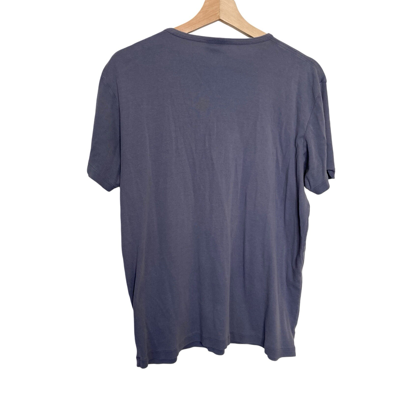 Polo By Ralph Lauren Uomo Blu Stonewash Supersoft Pony Logo Camicia M