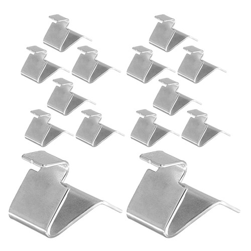 20 Pcs Partition Buckle Cabinet Bracket Attachment Hanger Clips for Shelves