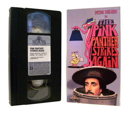 Peter Sellers in "THE PINK PANTHER STRIKES AGAIN (1976) Crime Comedy VHS (1993) - Bild 1 von 7