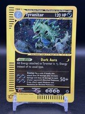 Tyranitar 29/165 Holo Rara Spedizione Pokemon Inglese E-reader WOTC MP