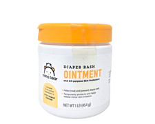 Mama Bear Diaper Rash Ointment and Skin Protectant with Cod Liver Oil, 16 Oz