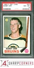 1969 O-PEE-CHEE #24 BOBBY ORR BRUINS HOF PSA 8 SET BREAK