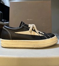 US 9 EUR 42 Rick Owens Strobe Vintage Low Bla...