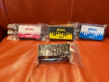 4PK 802XL Ink Cartridges For Epson WorkForce Pro WF-4720 WF-4730 WF-4734 WF-4740