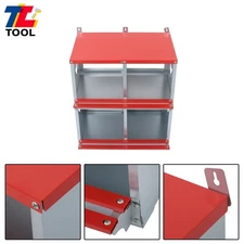 4 Holes Green Chicken Laying Box Chicken Ducks Eggs Nesting Boxes Wall Mount