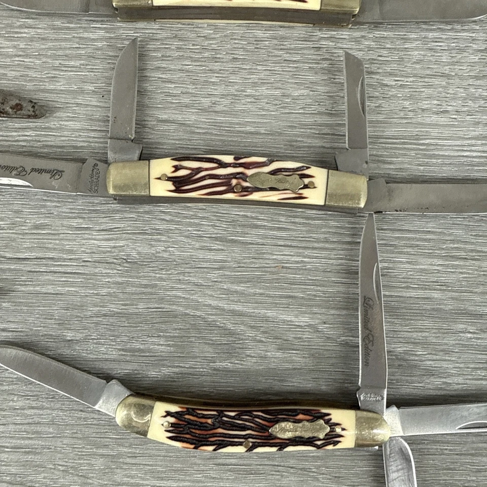 Lote enorme de facas de bolso vintage justo a bom para reparar Simmons, Shrade, temporizador antigo - Imagem 3 de 4