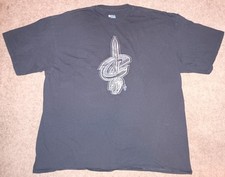 NBA Mens Cleveland Cavaliers Gold & Black T-shirt 3XL  XXXL Unique Logo