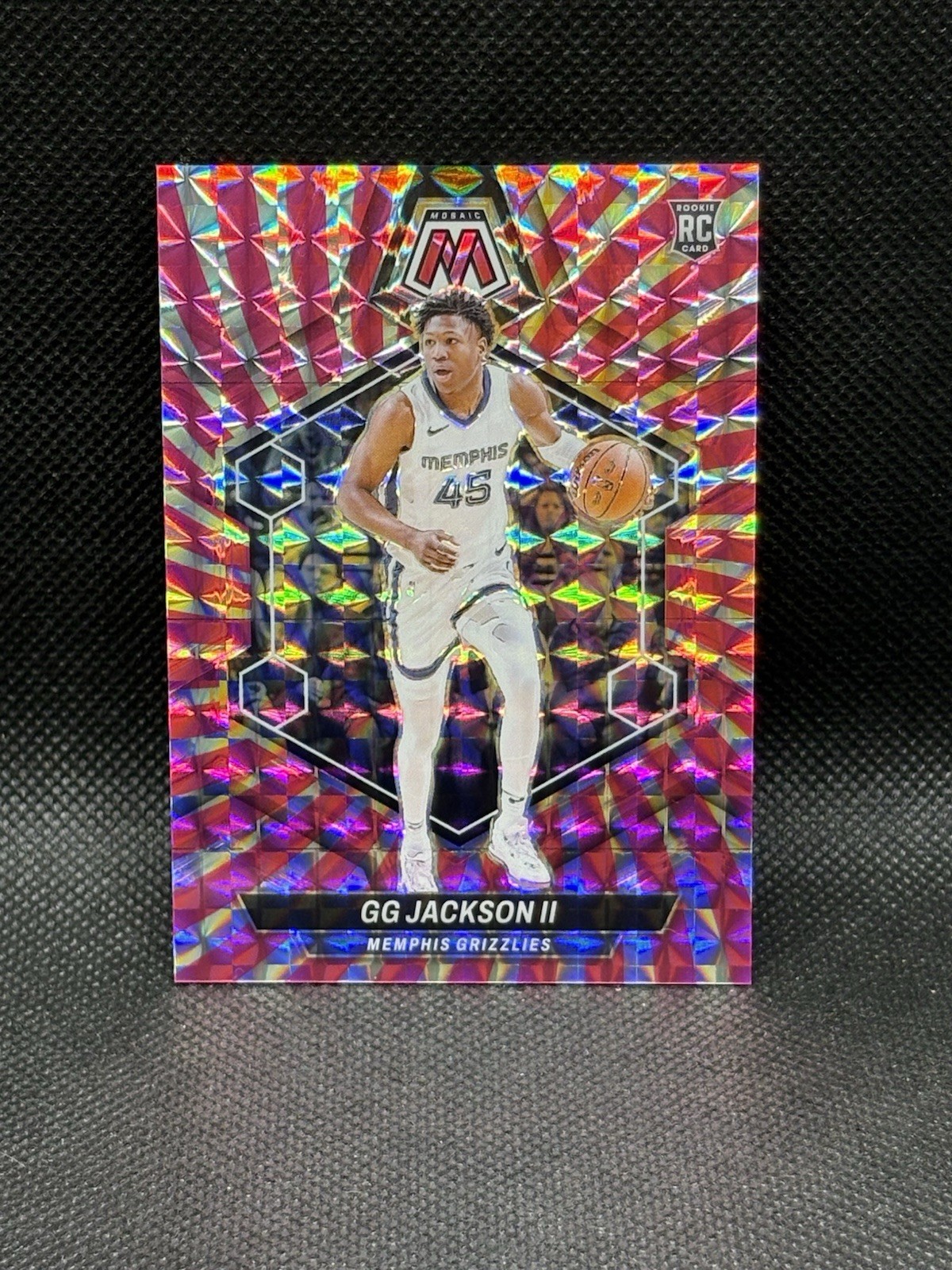 2023 Panini Mosaic GG Jackson II Pink Swirl /18 FOTL #228 Rookie RC SSP
