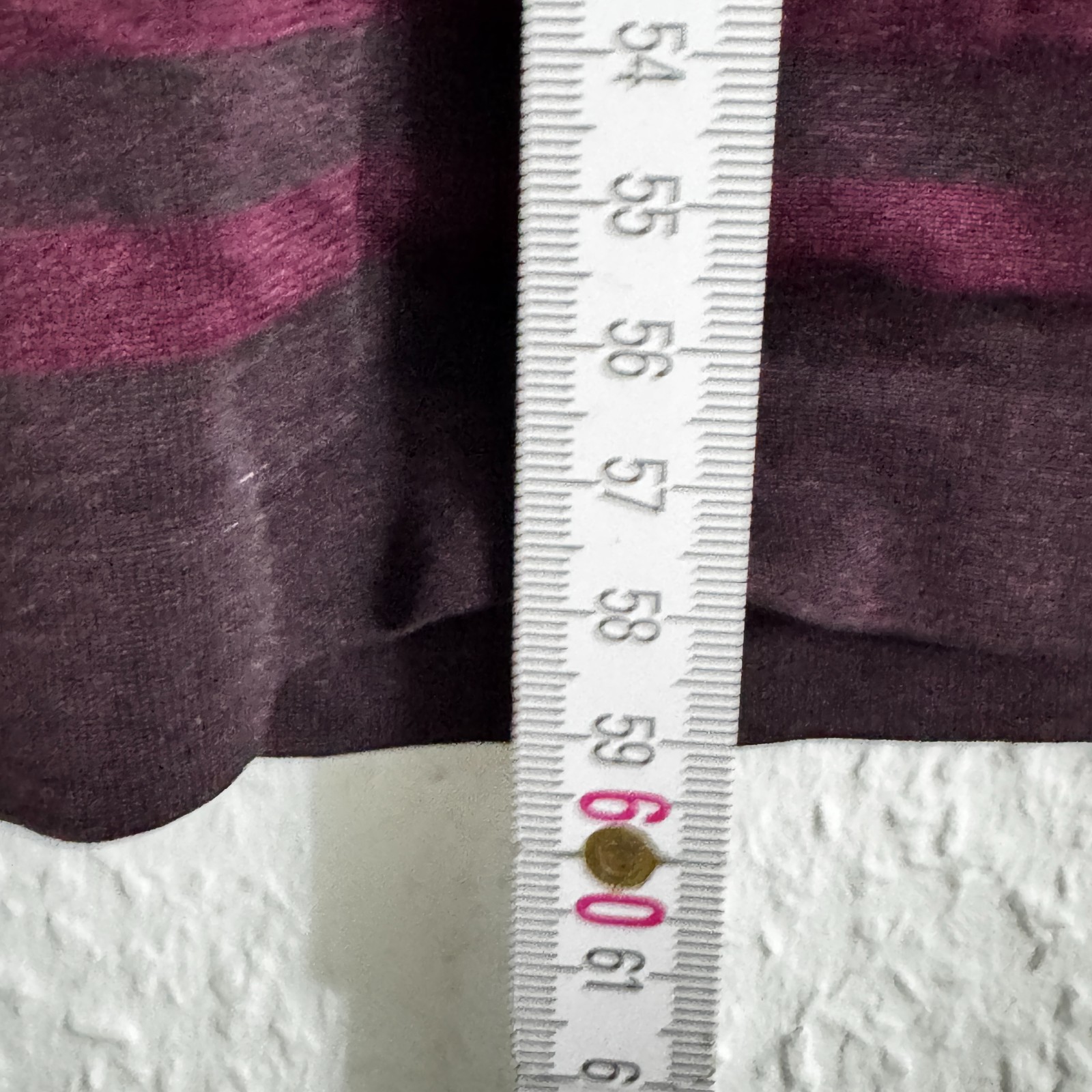 Primark WORK OUT Purple Striped Seamless Strappy Activewear Tank Top - Size S (U image 8