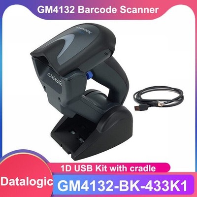 Datalogic Gryphon GM4132-BK-433K1 433MHz 1D Wireless Barcode Scanner w/  Cradle