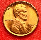 1946-D Lincoln Wheat Cent Penny GEM RED BU From an Original Bank Roll
