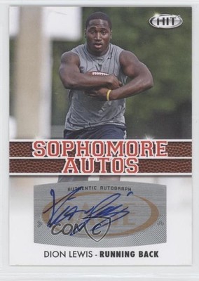 2012 SAGE Hit Sophomore Autos Dion Lewis #A14 Auto
