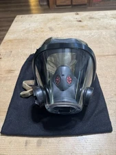 Scott AV-3000 HT Fire Fighter SCBA Mask w/ Amp Bracket SIZE: Medium 4-pt net CQ