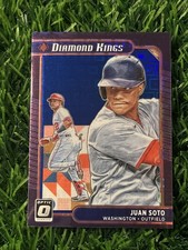 2021 Panini Donruss Optic Diamond Kings Purple Pandora Prizm /99 Juan Soto #20