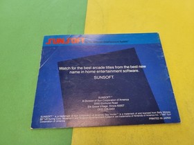 Spy Hunter NES Nintendo Instruction Manual Only 