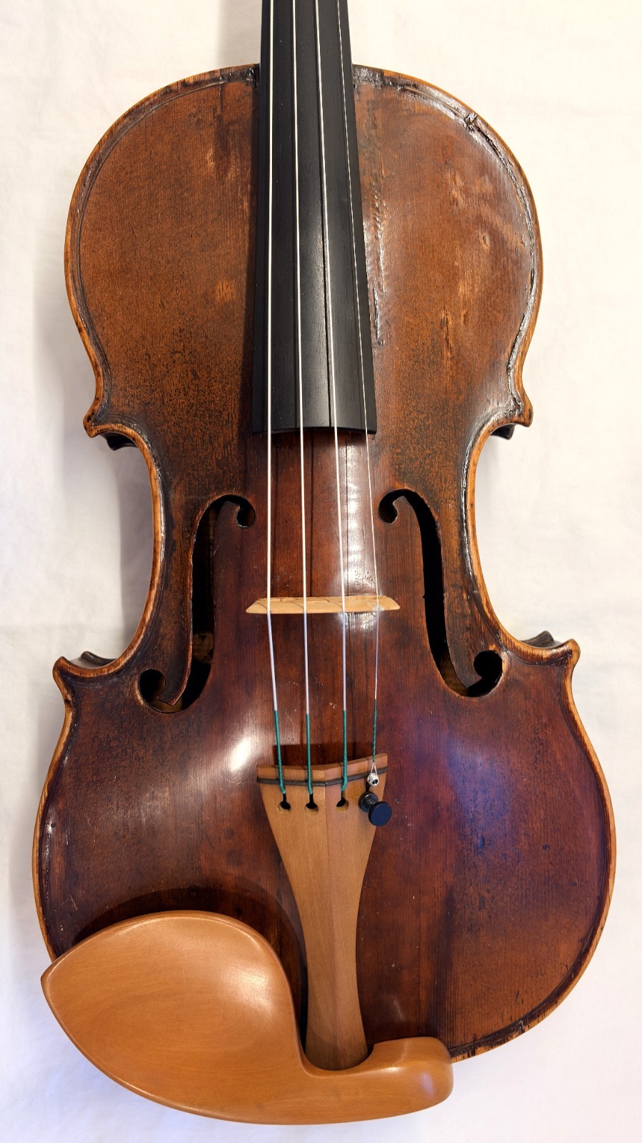 Beautiful Old French Violin Branded Didier Nicolas Aine c. 1790-1810