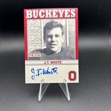 JT J.T. John White Ohio State OSU Buckeyes TK Legacy Auto Autograph B89