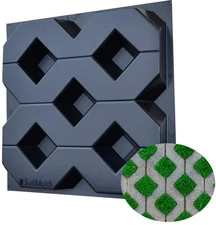 SvitMolds Concrete Molds DIY Grass Concrete Paving Block Concrete Pavers & Pa...