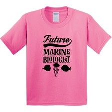 Inktastic Future Marine Biologist Childs Youth T-Shirt Biology Ocean Sea Tee