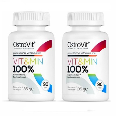 VIT&MIN - 90-180 Tablets - Vitamins - Minerals - Support Immune system - Energy