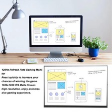 120Hz Portable Gaming Display 18In 1920X1200 Hdr Eye Care Type C Hd Multime