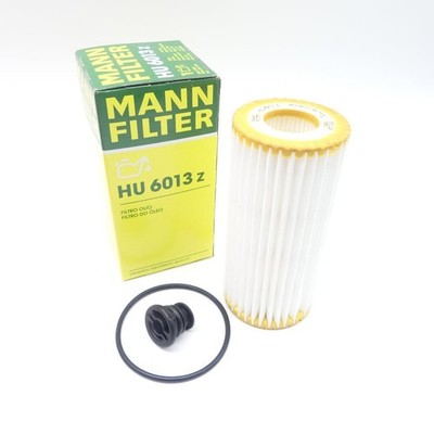 MANN-FILTER HU 6013 z Ölfilter + Ölablassschraube passend für VW Golf 7 8 Passat