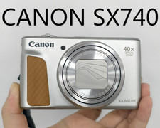 Canon Power Shot SX740 HS Silver 20.3MP 4K Digital Camera 40x Optical Zoom Wi-Fi