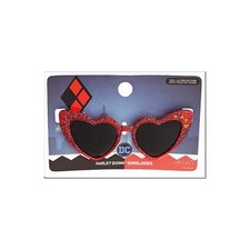DC Comics Harley Quinn Heart Sun-Staches Girls Sunglasses NWT