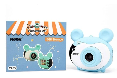 Digital Camera 1080p Dual Lens 16GB Card Shockproof Kids Fusion5 C205