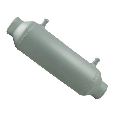 Wassergekühlter Ladeluftkühler 460 x 130mm Rund Alu Wasser LLK Turbo Intercooler - Bild 1 von 3