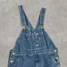 Big Smith Denim Overalls Men  s 36x30 Vintage Workwear Blue Bib Pre-Owned