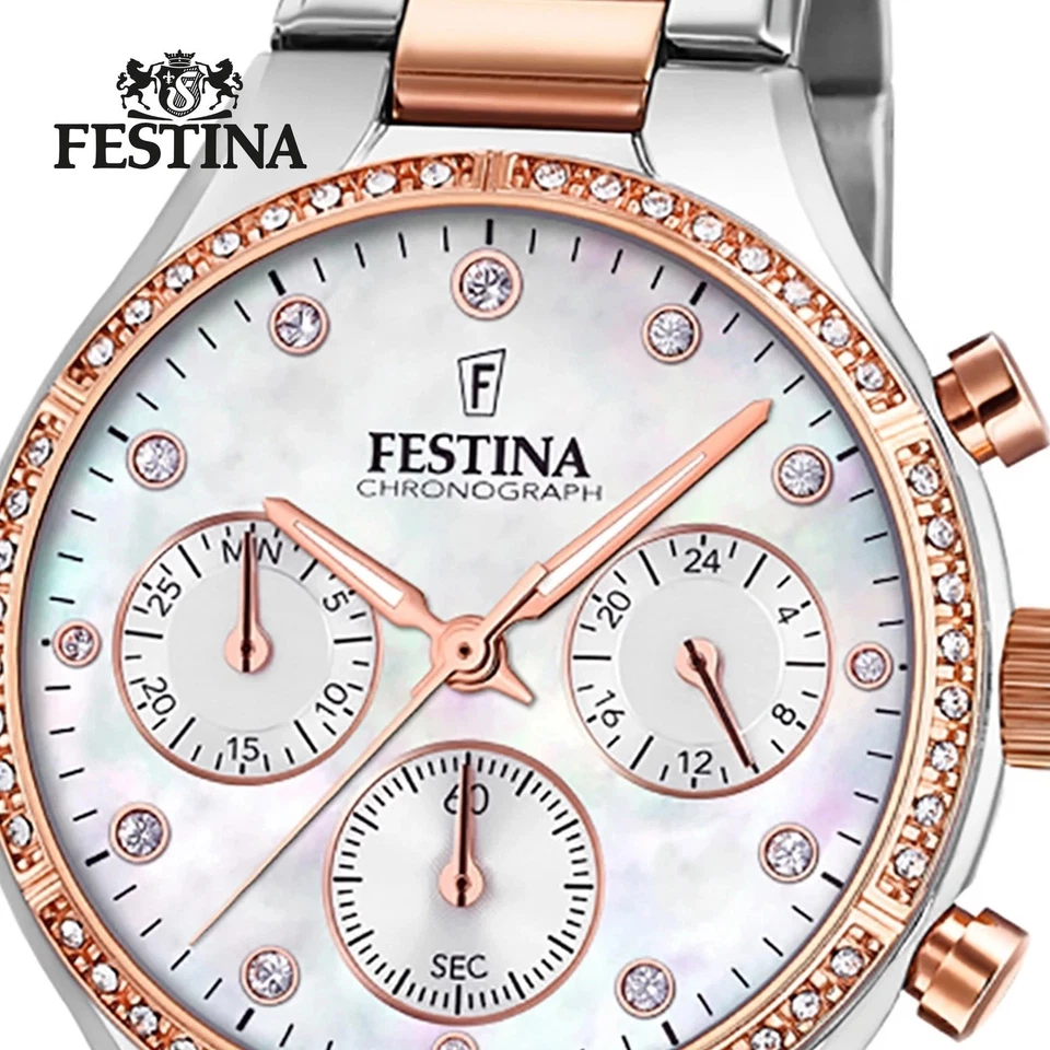 Orologio cronografo donna Festina Boyfriend F20403/1 - Immagine 3 di 4