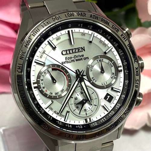 Citizen Attesa F950-T026656 CC4010-80A Eco-Drive Jour Date Solaire Montre Hommes - Photo 3 sur 10