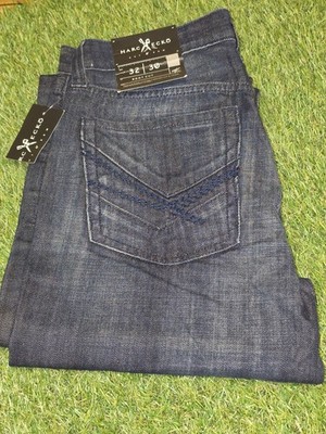 Marc Ecko Cut & Sew Mens 5 Pocket Boot Cut Jeans Sz. 32x30 Blue Cotton Denim NWT