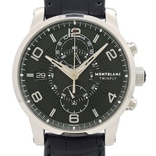 Montblanc Timewalker Twin Fly Cal.MBLL100 105077 Automatic Stainless Steel Men s