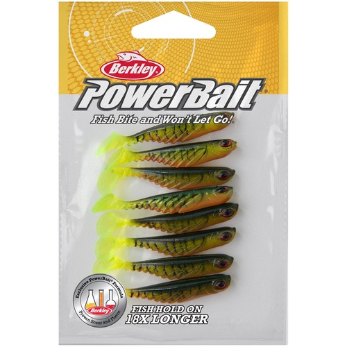 Berkley Powerbait Ripple Shad 2In Firetiger Fishing Bait For Freshwater Species - Picture 2 of 3