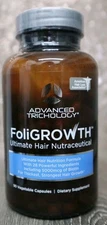 Advanced Trichology FoliGROWTH Ultimate Hair Nutraceutical 90ct Exp 4/2027