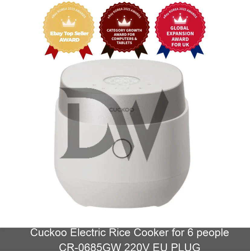 Cuckoo Electric Rice Cooker for 6 people CR-0685GW 220V EU PLUG