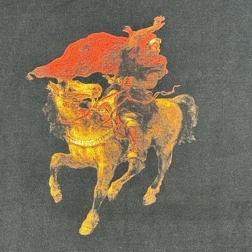 Vintage 90s Eugéne Delacroix - Arab Horseman T-Shirt Sz XL Art Tee - Picture 3 of 8