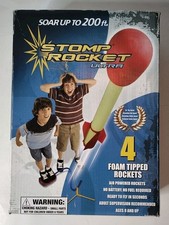 Stomp Rocket Ultra Rocket Launcher for Kids, 4 Rockets 2012 SEALED